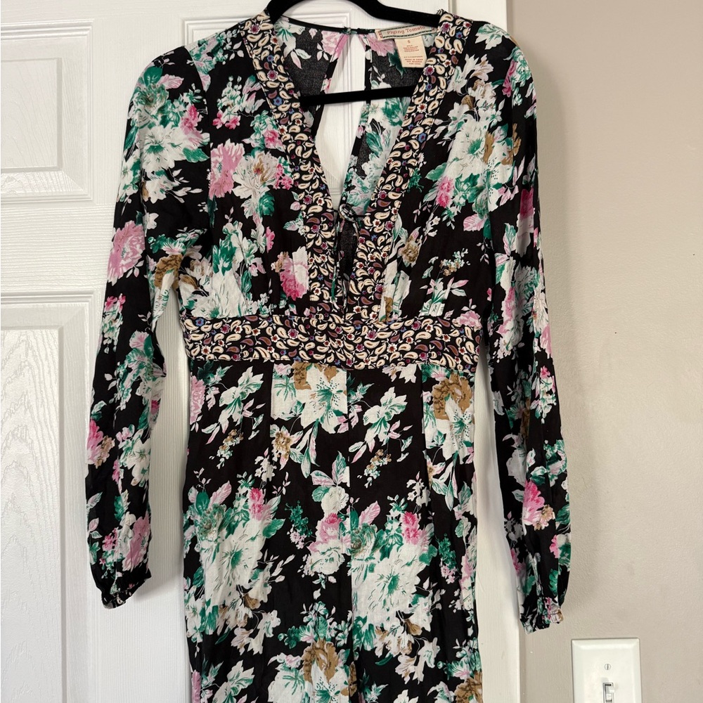 Flying Tomato Floral Pretty Garden Jumpsuit Romper Summer Spring